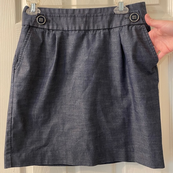 Blue Skirt w/ Pockets - Picture 1 of 4
